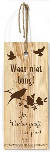 Wees niet bang
