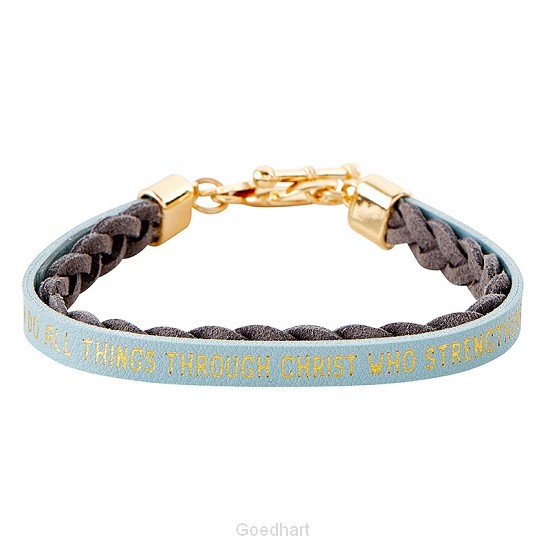 Wrapped in love bracelets light Blue