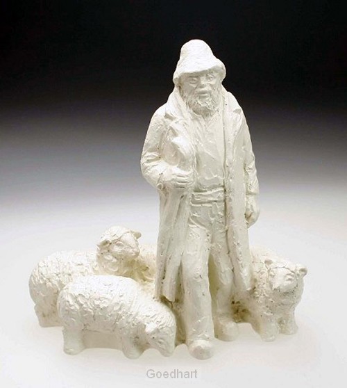 Beeld 1219.50 schaapherder ivoor
