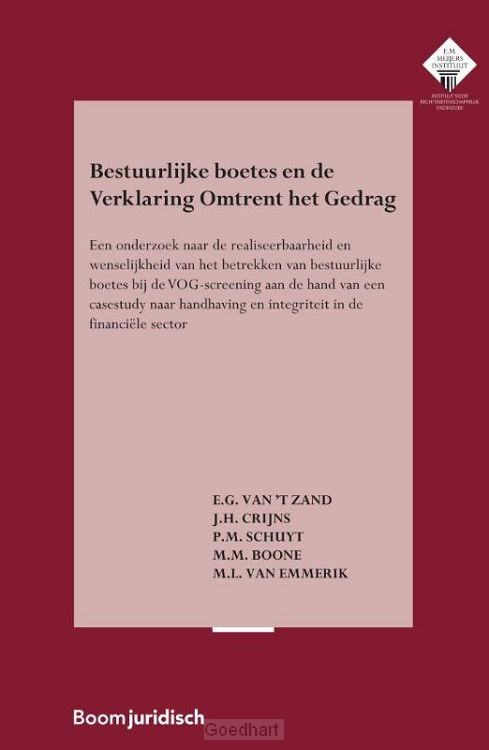 Bestuurlijke boetes en de Verklaring Omtrent het Gedrag