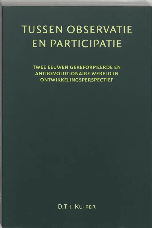 Tussen participatie en observatie / druk