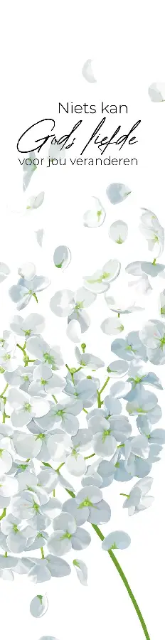 Boekenlegger Leer Niets kan God liefde