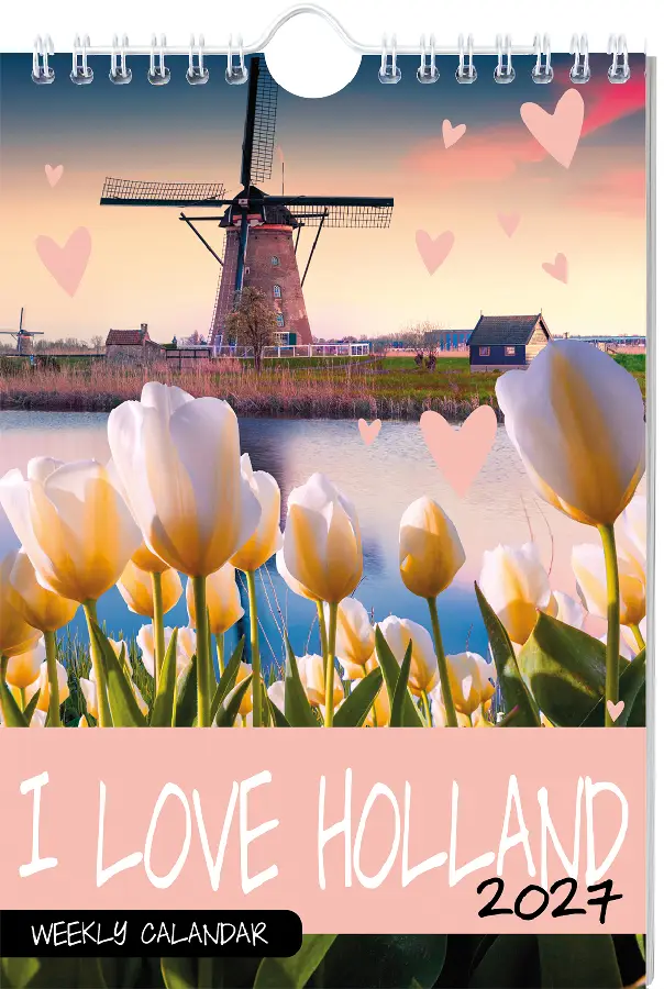 I love Holland weekkalender - 2027
