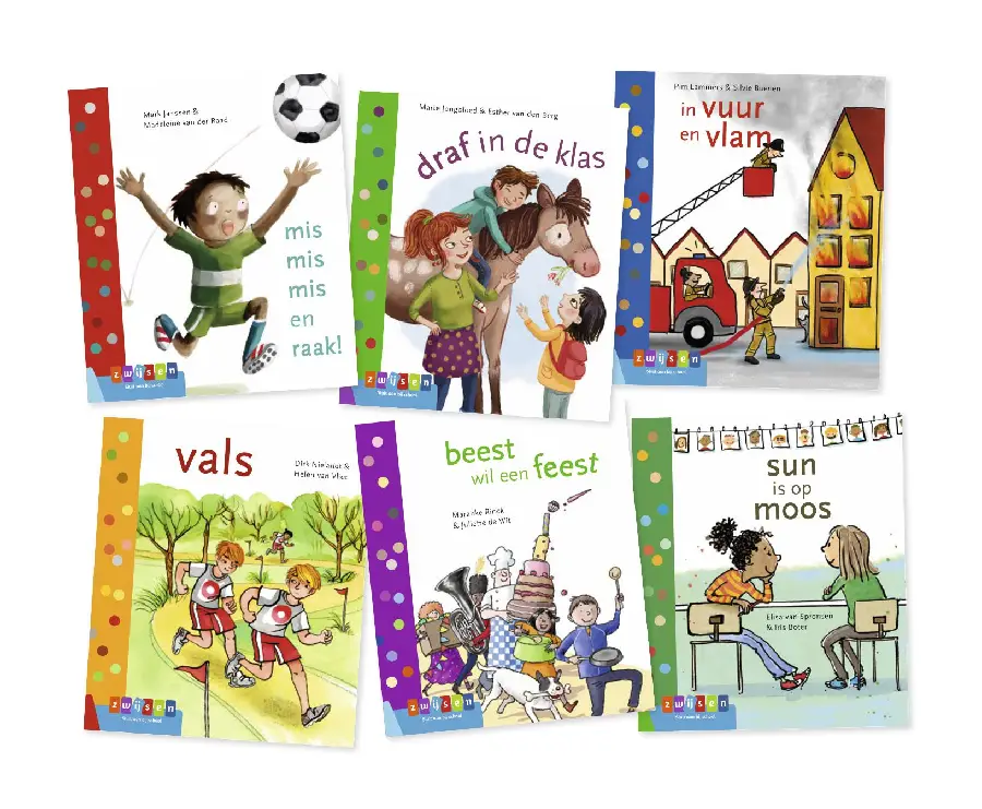 Pakket Leren lezen AVI M3 (6 titels)