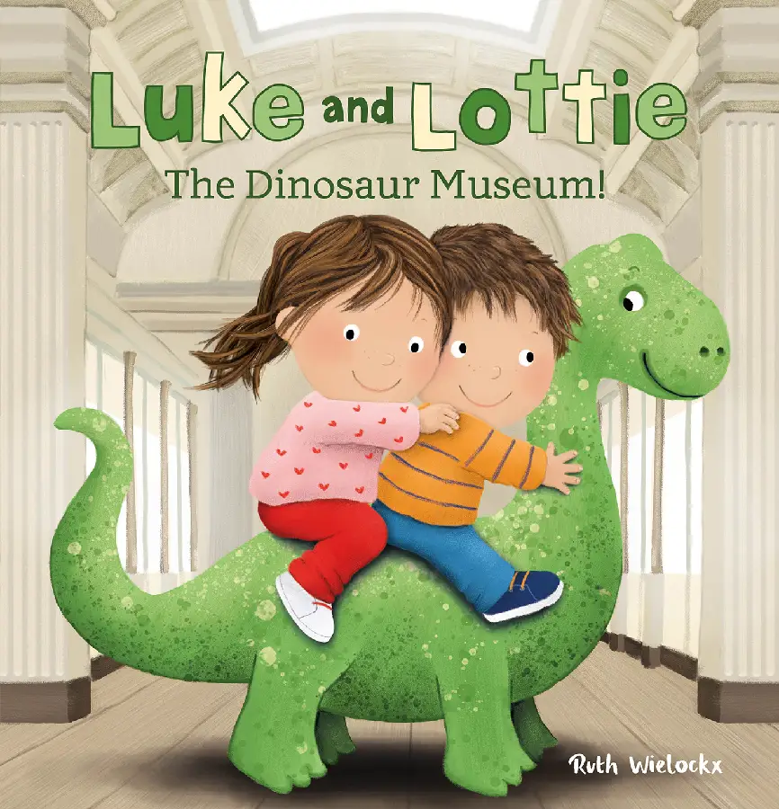 Luke and Lottie. The Dinosaur Museum!