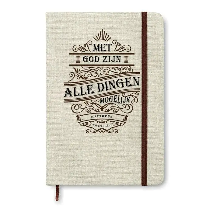 Notitieboek Met God zijn alle dingen