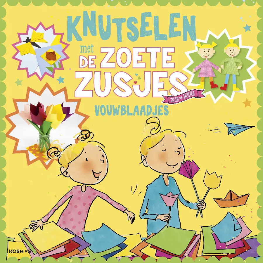 Knutselen met de Zoete Zusjes - vouwblaa