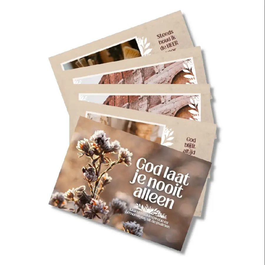 Cadeaukaartjes God laat je nooit alleen