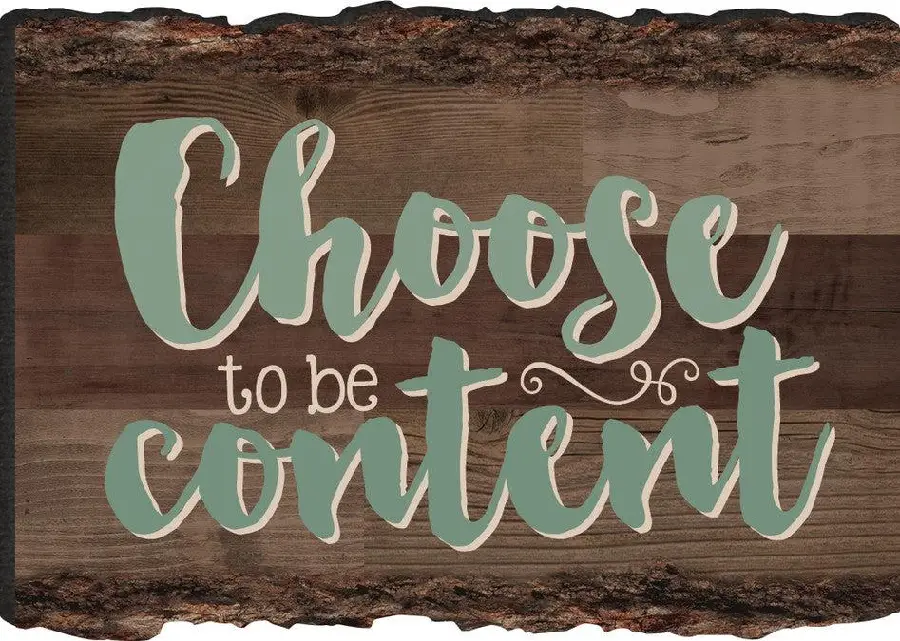 Magneet Choose to be content