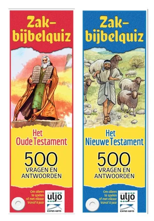 Zakbijbelquiz oude en nieuwe testament