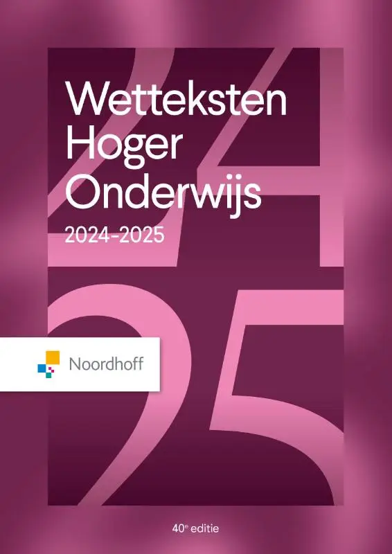 Wetteksten Hoger Onderwijs / 2024-2025