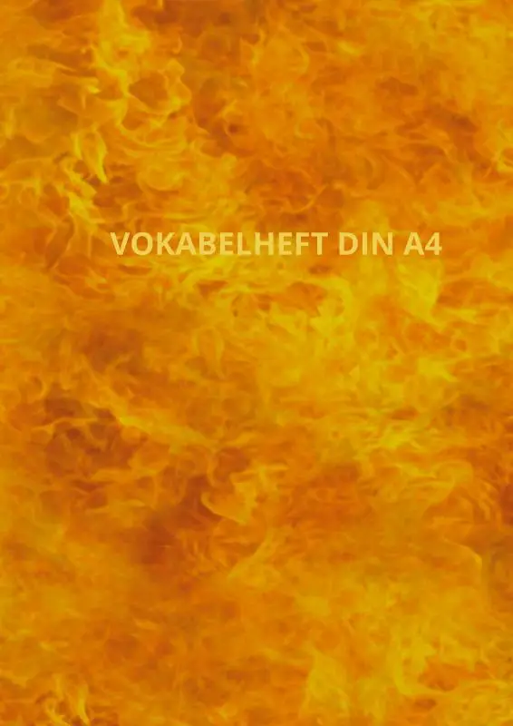 Vokabelheft DIN A4: 3 Spalten | Perfekt für Schule, Studium & Selbstlernen