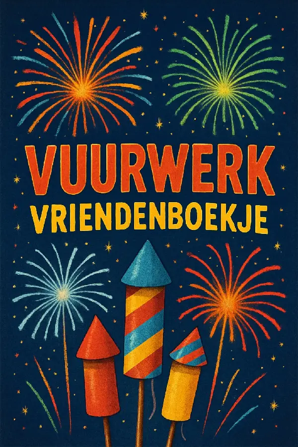 Vuurwerk Vriendenboekje