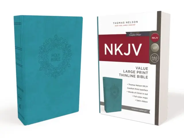 NKJV - Blue, imitation leather