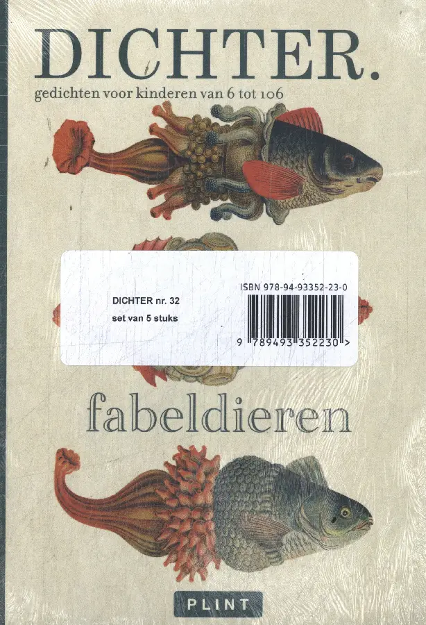Dichter. 32 fabeldieren (set van 5)